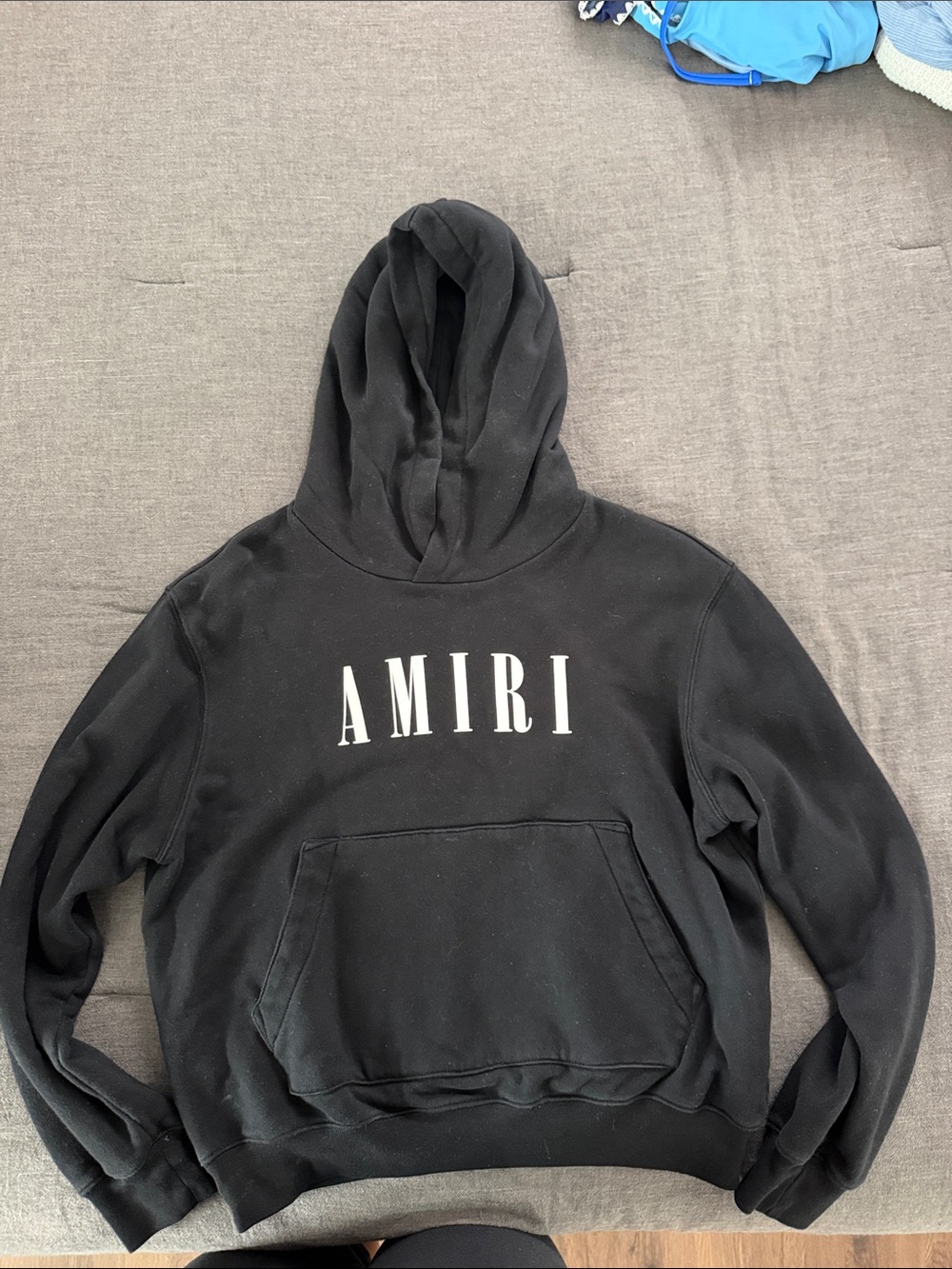 AMIRI Black Logo Hoodie Sweater - Youth 12